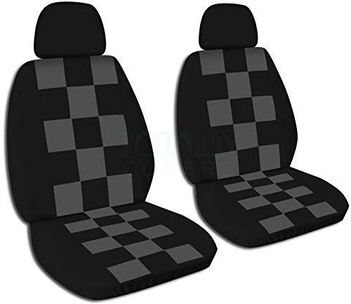 Black and Charcoal Checkers