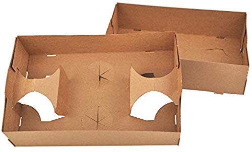 Disposable Food Trays - 10x12 Inch Carry Out Trays for Concessions, Catering & Events (Pack of 250) - Perfect for Stadiums, Food Trucks & Party Serving