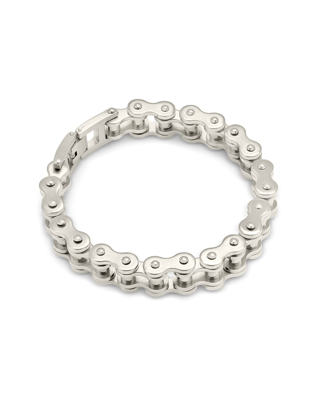 Men's Bolt Chain Watch Band Bracelet - Stainless Steel Adjustable Replacement Strap for Smartwatches & Dress Watches | Perfect for Business, Casual & Formal Occasions
