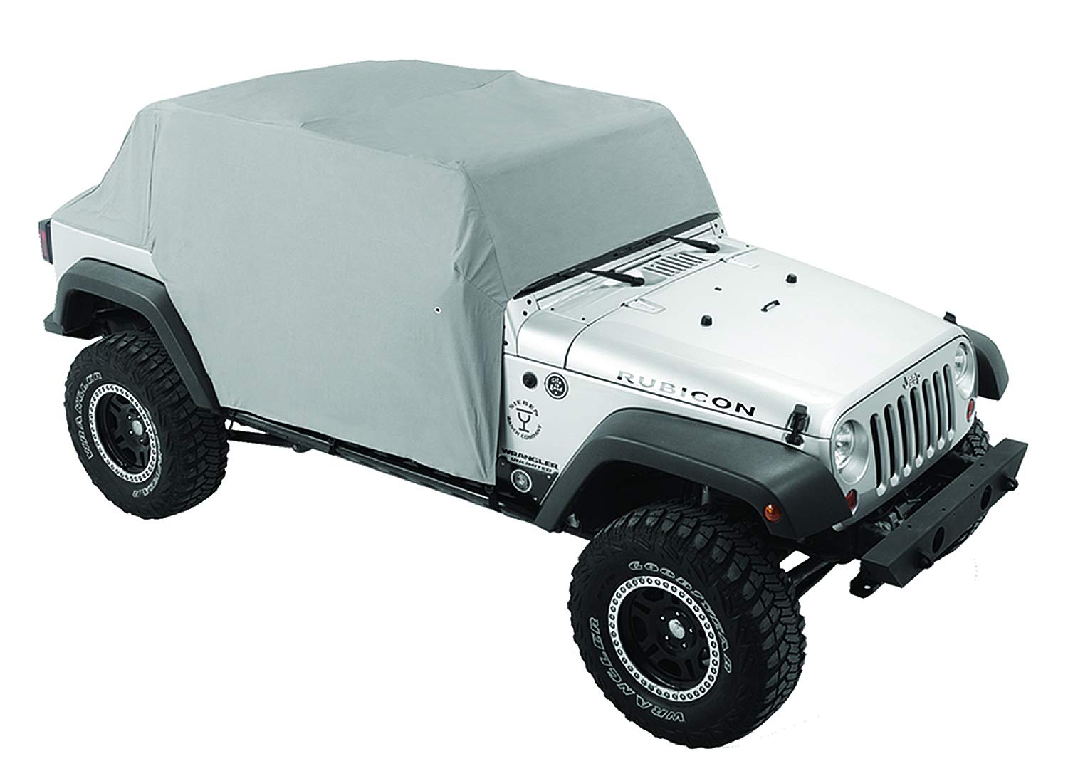 Bestop 41731-09 Charcoal Canopy Cover for 2007-2018 Jeep Wrangler JK Unlimited - Waterproof & UV Resistant Truck Bed Cover - Perfect for Camping, Off-Roading & Outdoor Adventures