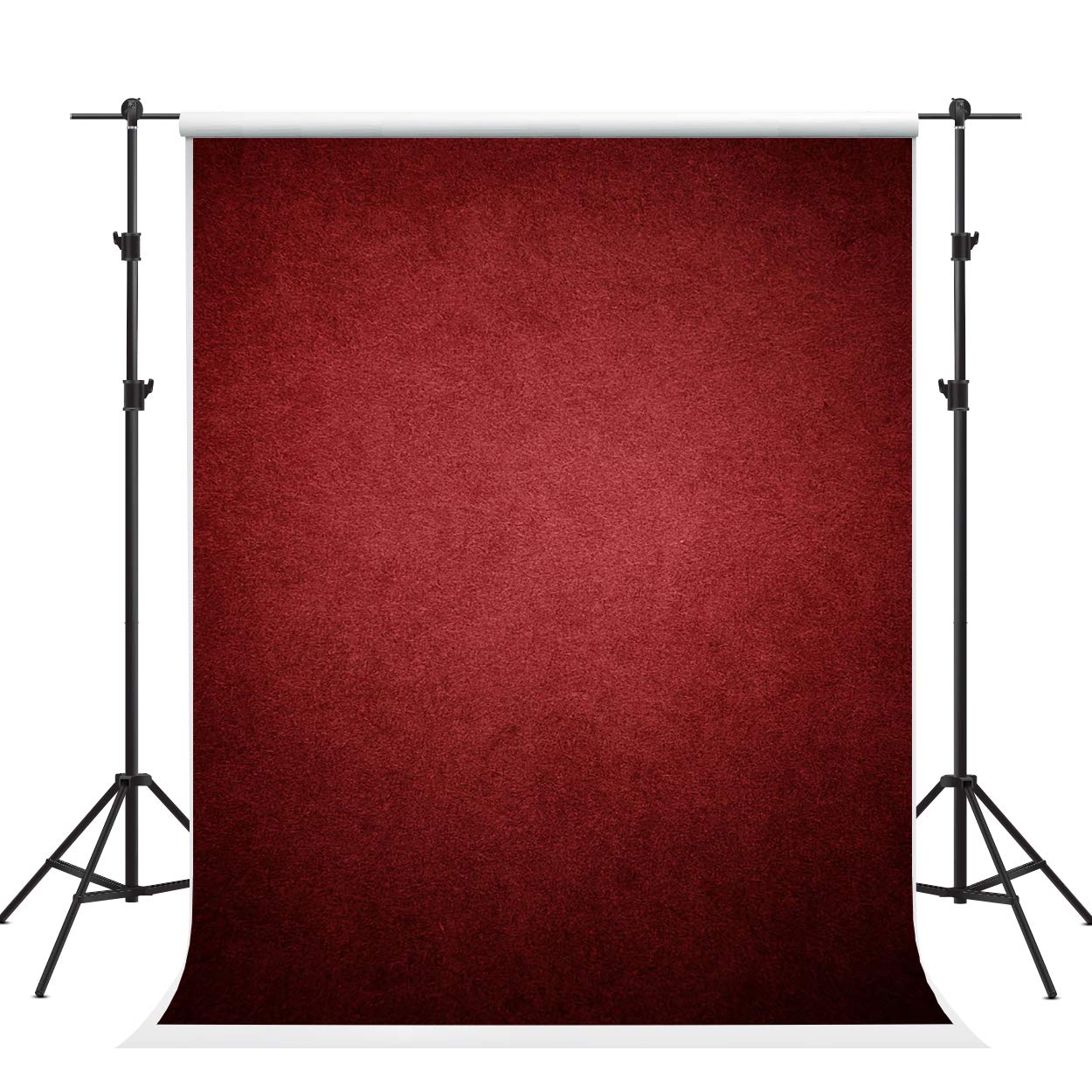 10×10ft Dark Red Abstract Photography Backdrop - Premium Microfiber Burgundy Fabric for Professional Headshots & Portraits - Wine Red Studio Backdrop for Wedding, Fashion, and Product Photography