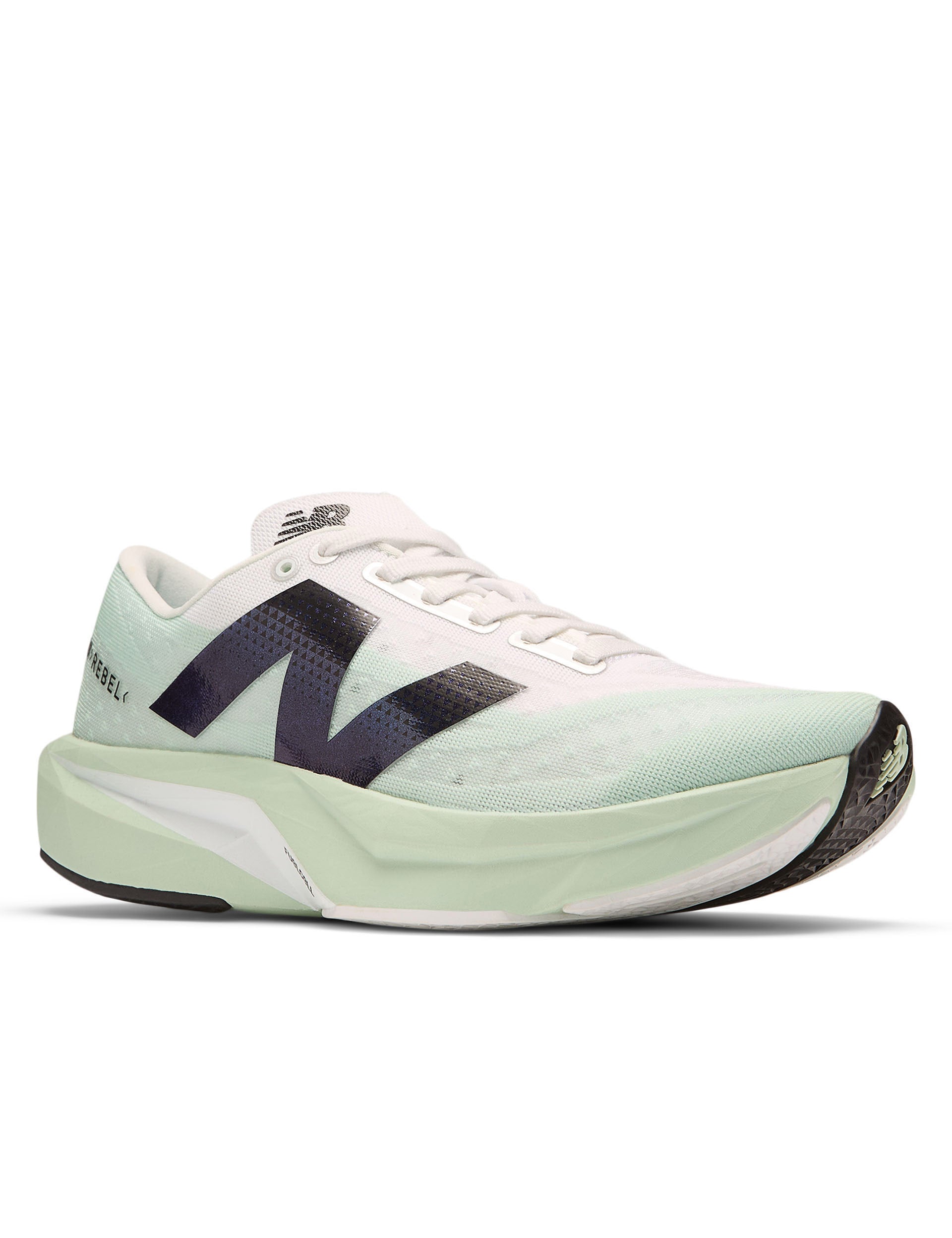 New Balance FuelCell Rebel v4 Running Shoes - Clay Ash/White/Black - Lightweight & Responsive for Road Running & Training