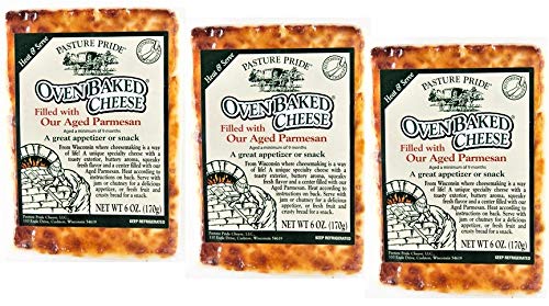 Aged Parmesan Cheese Filled Juusto Bread Cheese - 3 Pack | Perfect for Snacking, Charcuterie Boards & Grilling