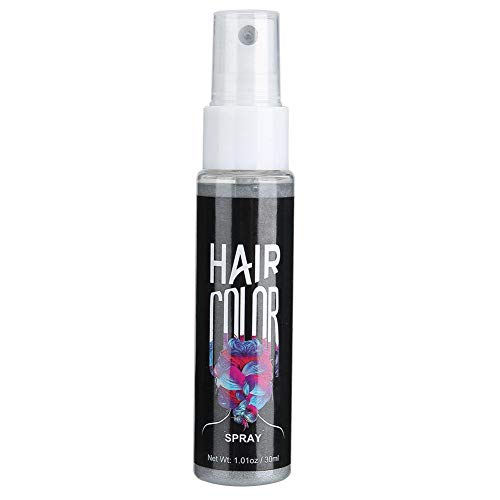 30ml Temporary Hair Color Spray - DIY Gray Hair Dye for Parties, Halloween & Costumes | Non-Toxic, Washable Hair Spray for Creative Styling & Cosplay Looks