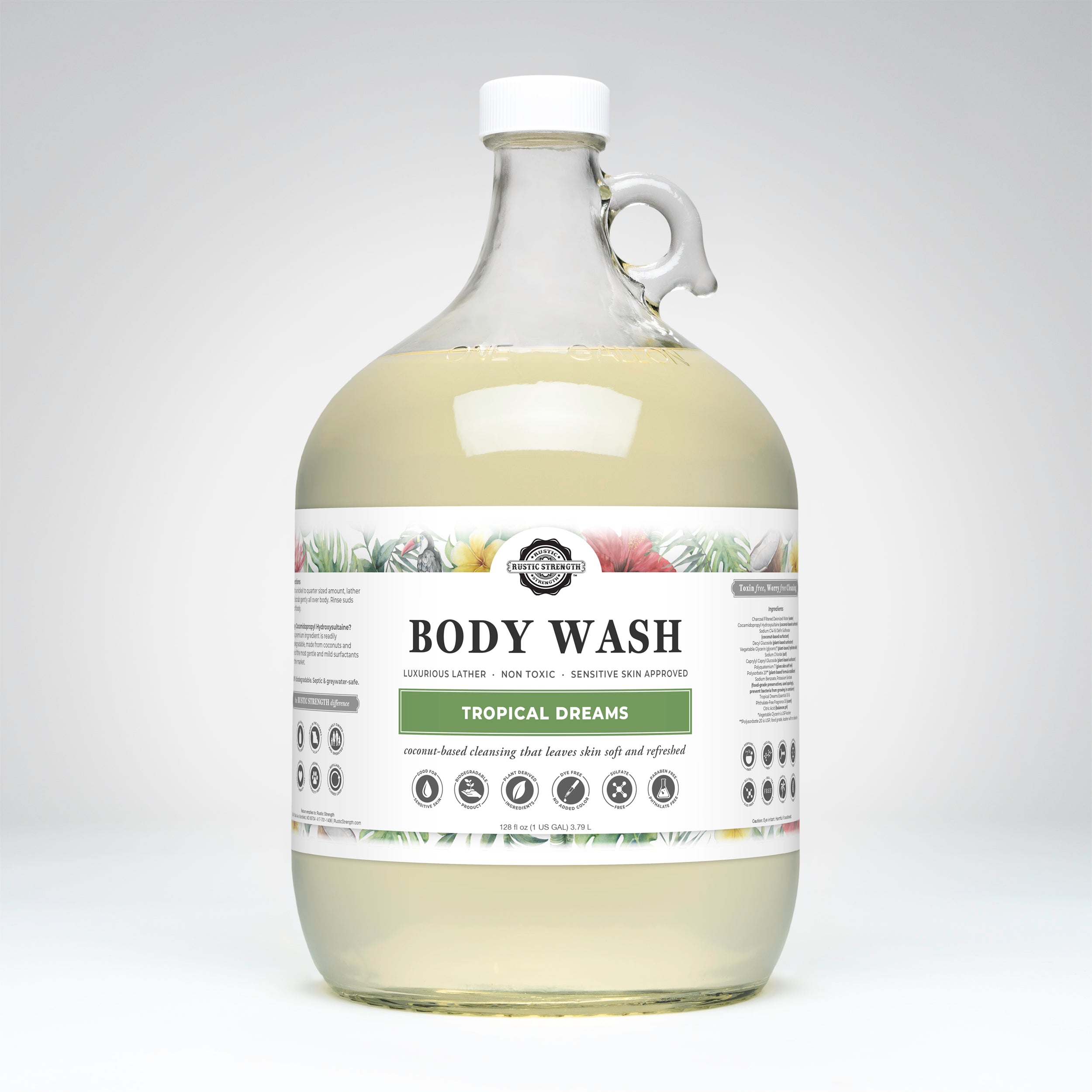 Tropical Dreams Moisturizing Body Wash - Hydrating & Nourishing Shower Gel for Dry Skin | Perfect for Daily Use, Spa Days & Relaxing Baths