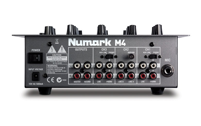 Numark M4 Black Professional DJ Controller - High-Performance Mixing for Clubs & Events | Perfect for DJs, Music Producers & Home Studios