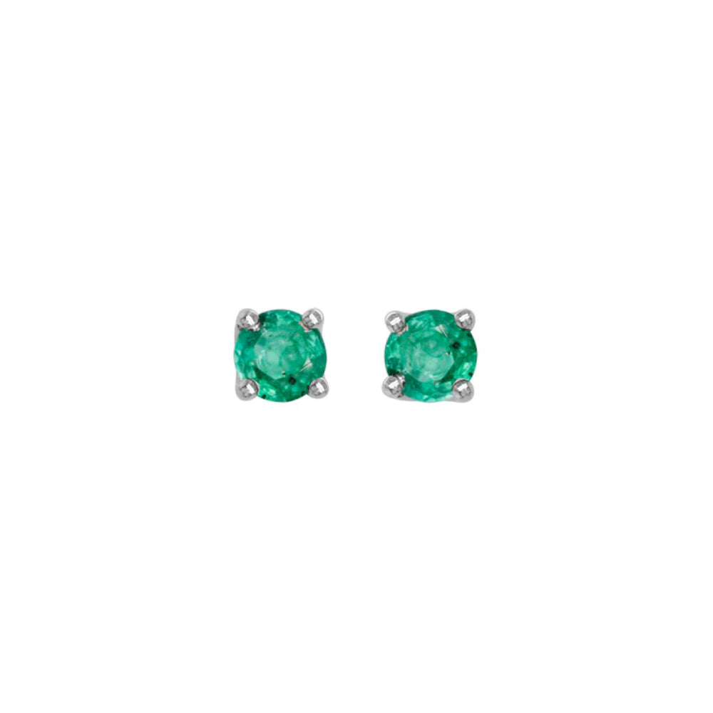 14K Gold Gemstone Stud Earrings for Women - Dainty & Elegant Jewelry Gift for Birthday, Anniversary, Valentine's Day - Perfect for Everyday Wear & Special Occasions