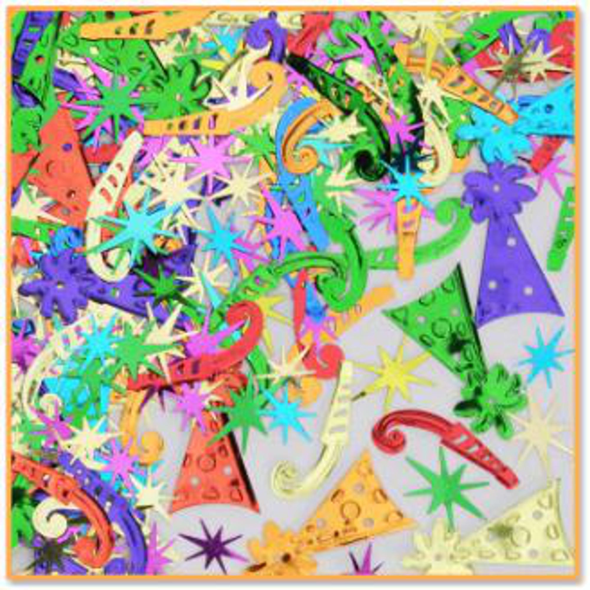 Vibrant Colorful Party Confetti - 1/2 Oz Pack for Birthday Celebrations, Weddings & Festive Events | Premium Biodegradable Confetti for Party Decorations
