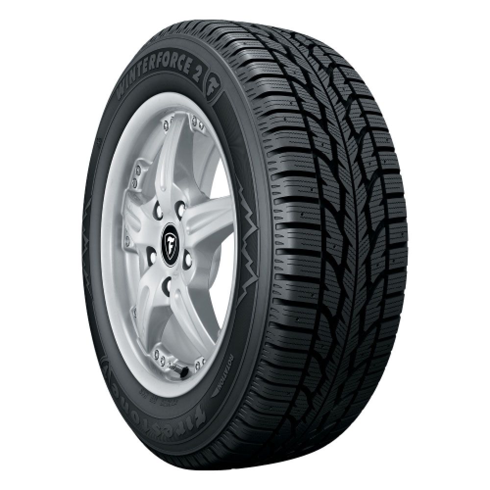 Firestone Winterforce 2 185/65R14 86S Winter Tires - Reliable Snow & Ice Traction for Cars, SUVs & Light Trucks in Harsh Winter Conditions