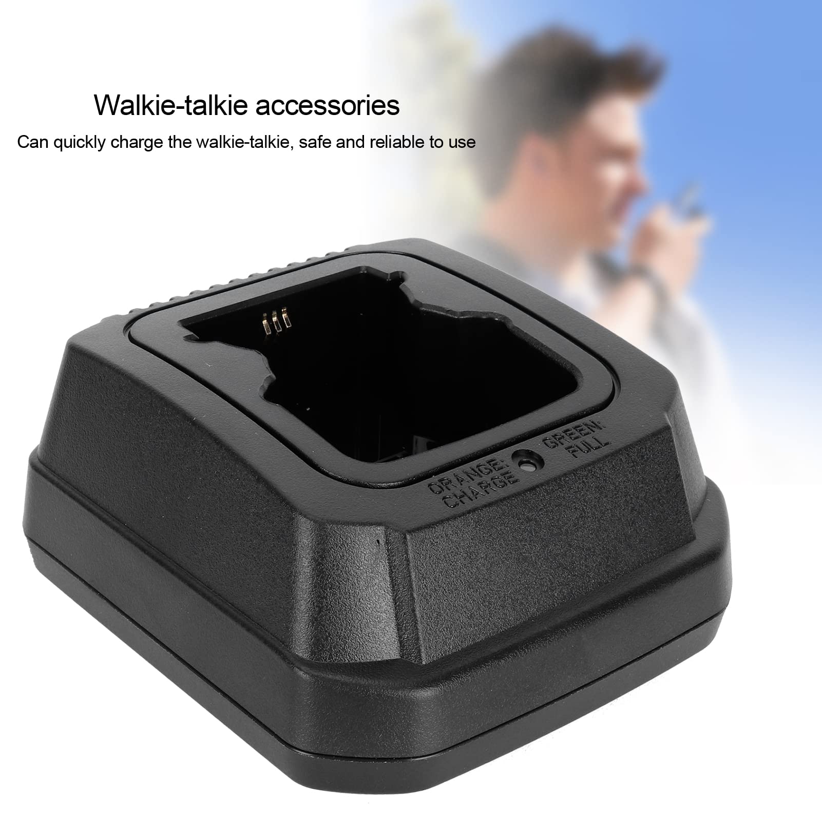 Sepura STP8000 STP9000 Desktop Battery Base Set - 100-240V Universal Power Supply - Black Radio Accessory for Emergency & Security Communications