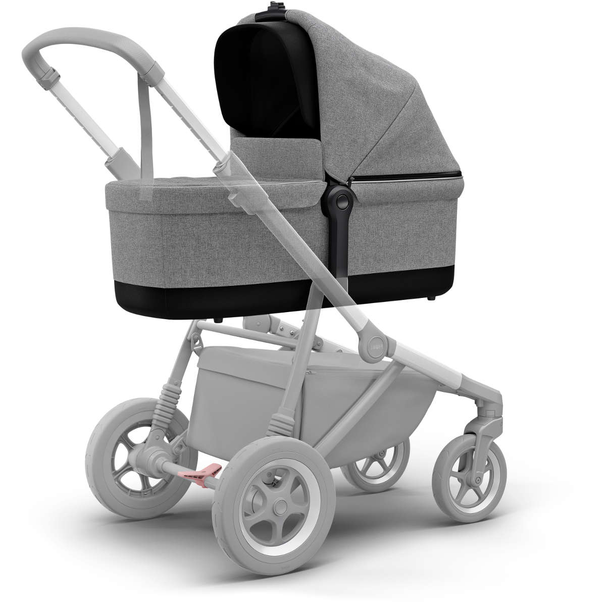 Thule Sleek Bassinet - Lightweight & Portable Baby Crib for Travel | Compact Foldable Design for Car, Airplane & Home Use | Safe & Comfortable Newborn Sleeping Solution