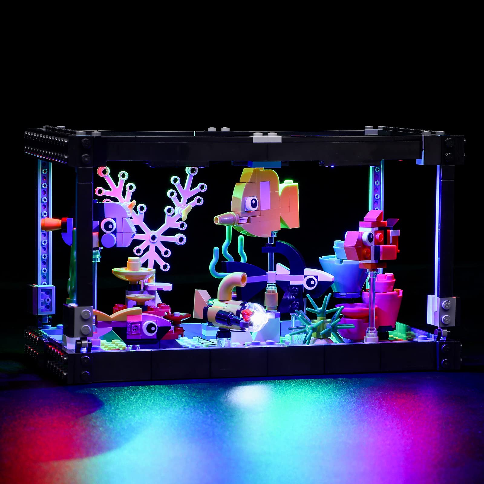 Lightailing LED Light Kit for Lego 31122 Creator Fish Tank Building Blocks Model - Compatible with Lego Fish Tank Set (Not Included) - Perfect for Home Decoration, Aquarium Display & Lego Enthusiasts