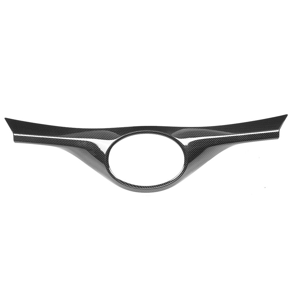 Carbon Fiber Style Radiator Grille Trim for Toyota C-HR 2016-2019 - Front Upper Grille Replacement - Enhances Vehicle Appearance & Style for Daily Driving & Car Shows