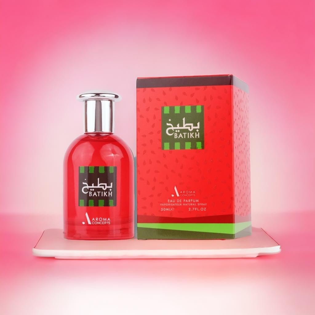 Paris Corner BATIKH Watermelon Perfume EDP 1.7 FL Oz - Unisex Long-Lasting Fragrance with Fresh Fruity Notes | Perfect for Summer, Daily Wear & Special Occasions