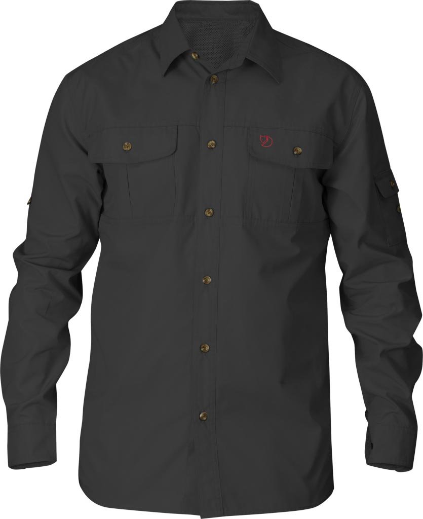Fjallraven Men's Sarek Trekking Shirt - Lightweight Hiking Shirt for Outdoor Adventures, Camping & Backpacking - Moisture-Wicking & Breathable Performance Top