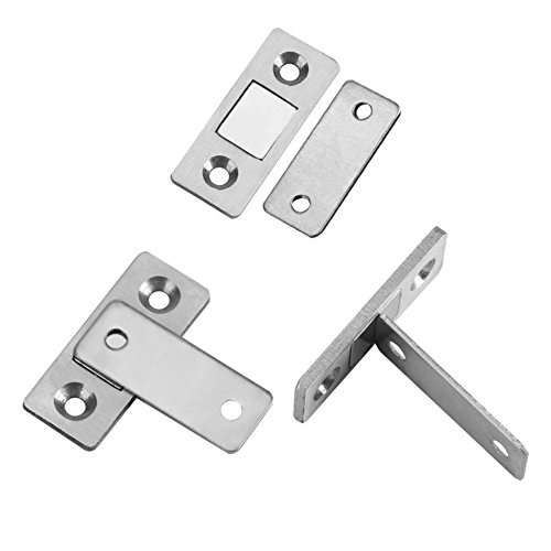 Heavy Duty Magnetic Door Catch with Screws - Strong Cabinet & Cupboard Door Latch for Furniture, Wardrobe, Kitchen & Bathroom - Secure & Durable Home Organization Solution