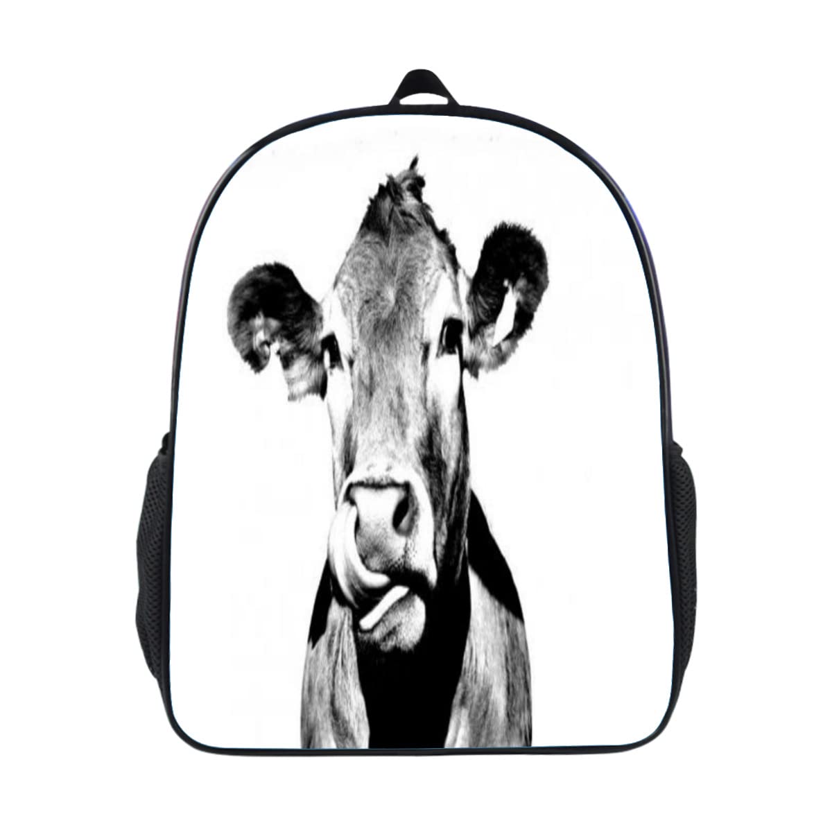 Cow Print School Backpack Set - Durable Outdoor Travel & Hiking Backpack for Boys and Girls - Perfect for School, Camping, and Daily Adventures