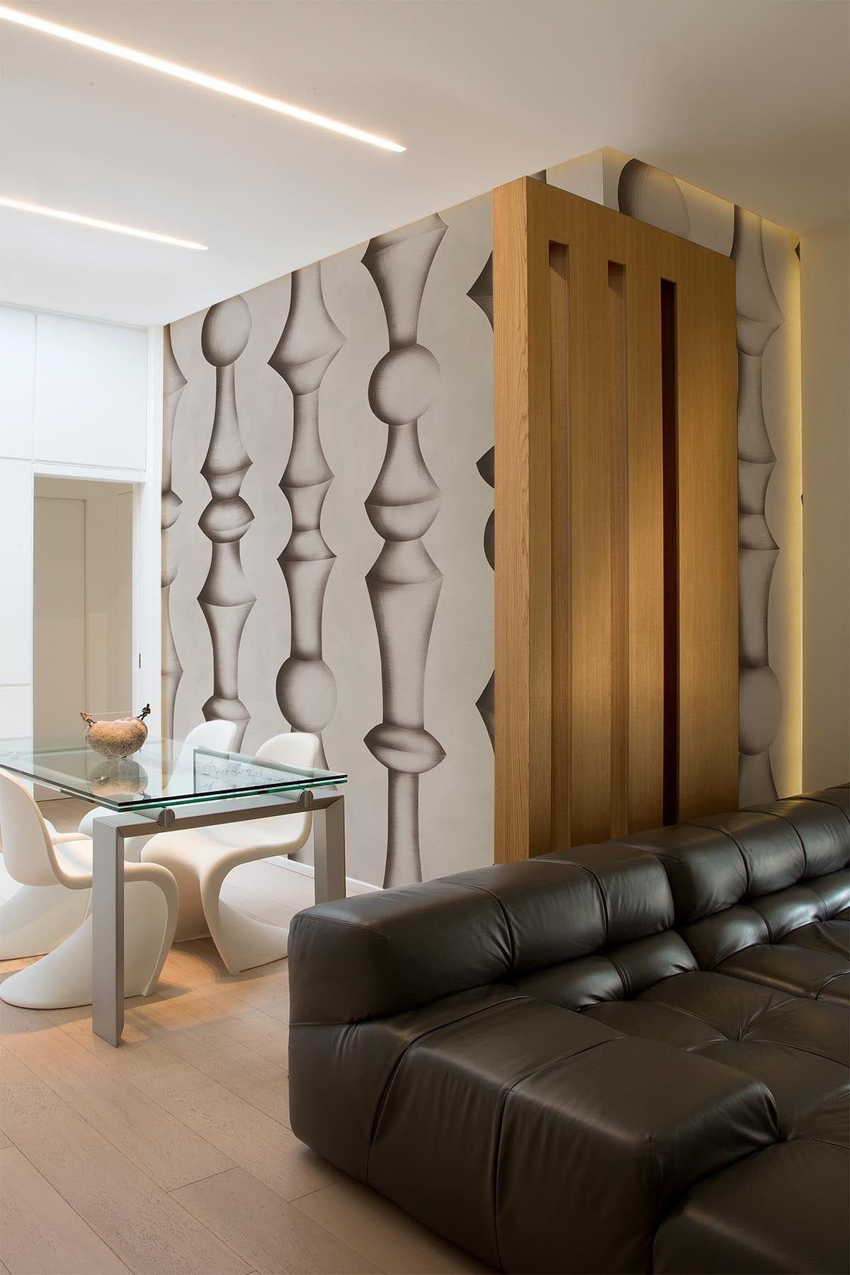 Elegant Sculptural Shadow Greige Wall Art - Modern Abstract Home Decor for Living Room, Bedroom & Office