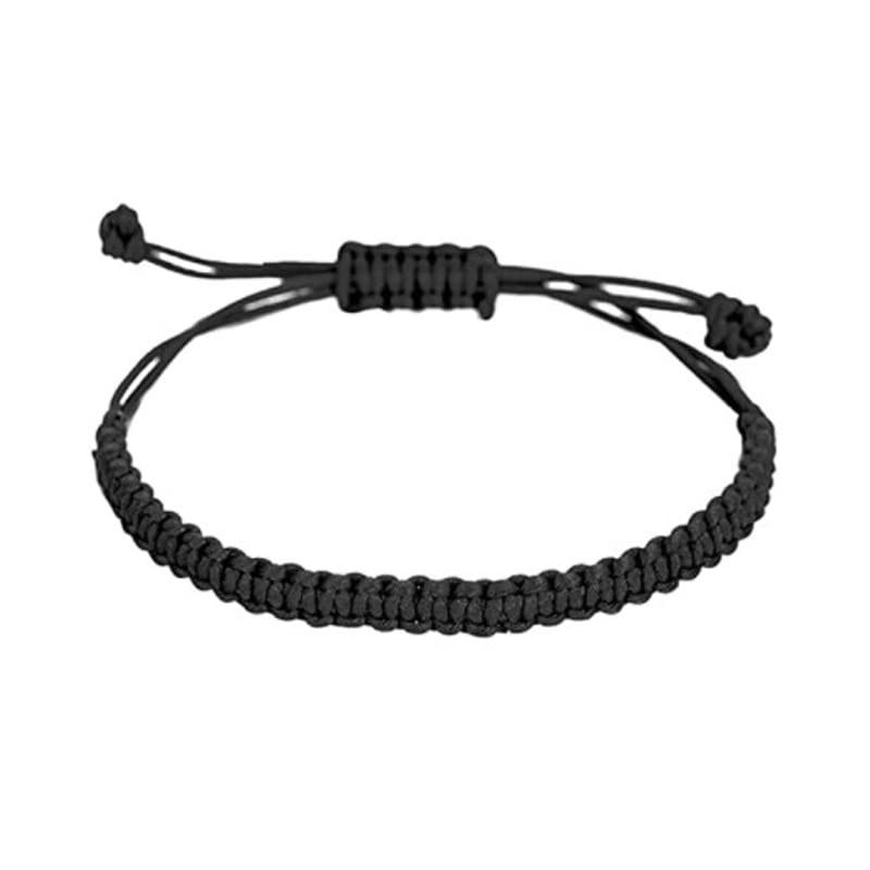2PCS Handmade Tibetan Buddhist String Bracelets for Women & Men - Adjustable Red Black Woven Rope Bracelet for Couples, Protection, Luck & Friendship | Perfect for Gifts, Spiritual Wear & Daily Fashion Accessories