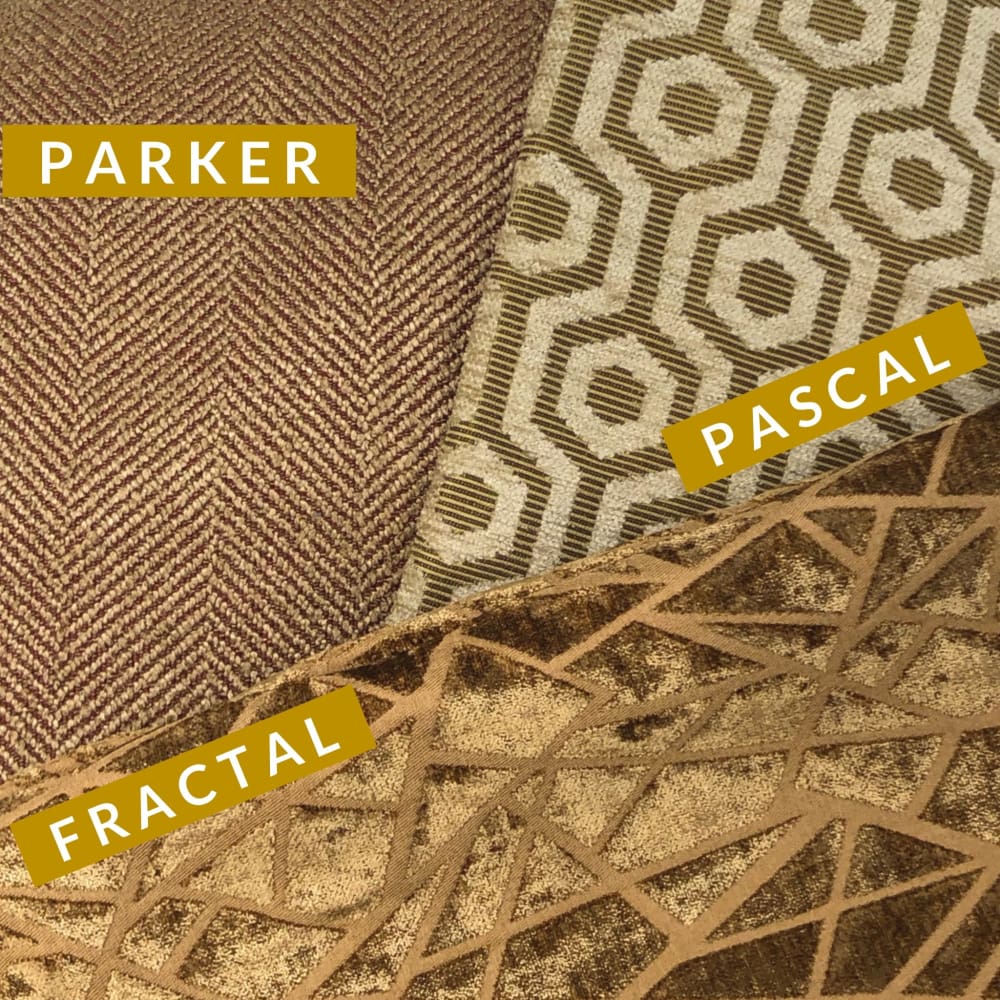 Pascal Honey Brown Hexagon Lattice Chenille Pillow Cover - Soft Decorative Throw Pillow Case for Sofa, Bed, Couch - Fabric by the Yard Available for DIY Projects