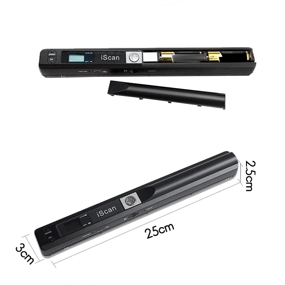 Portable A4 Document Scanner - Handheld Book & Photo Scanner with JPEG/PDF Support - Perfect for Office, School & Travel Document Digitizing