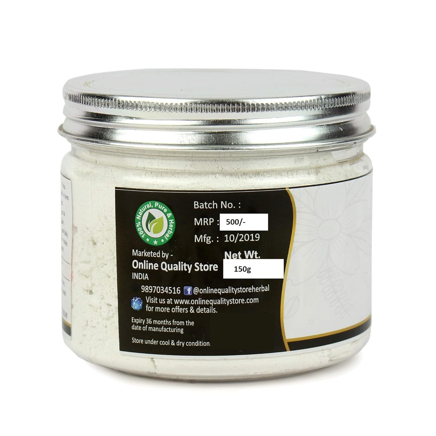 Premium Zinc Oxide Powder for Face & Skin Care - 250g | Natural Sunscreen, Acne Treatment, Soothing Irritation | DIY Beauty & Skincare Recipes