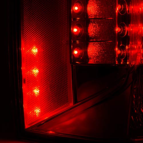 AKKON Red Clear LED Tail Lights Brake Lamps for Cadillac Escalade - Left Driver Side Replacement Assembly - High Visibility & Safety - Perfect for Night Driving, Off-Road Adventures & Car Shows