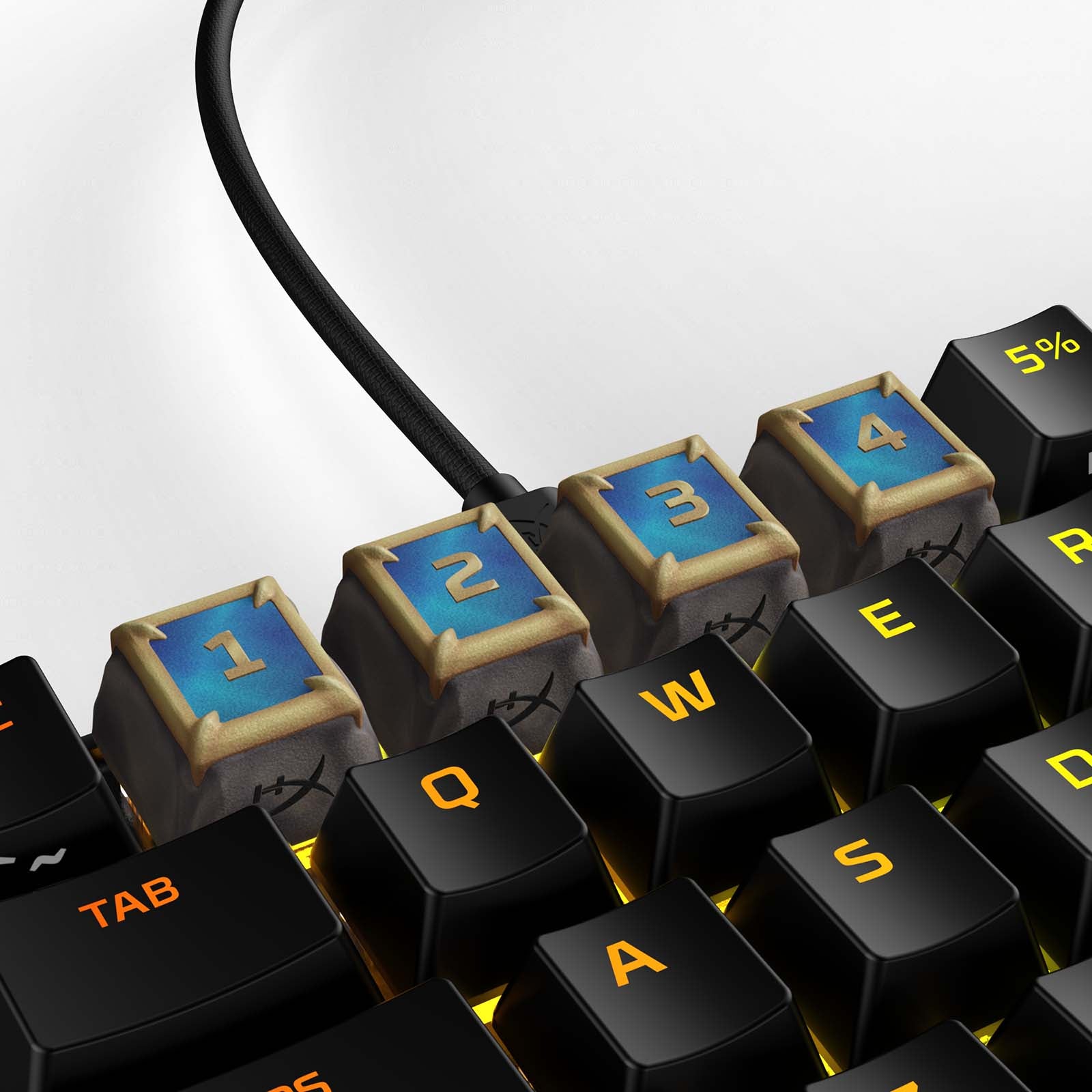 HX3D Custom Keycaps Set - Mechanical Keyboard Keycaps for Gaming & Typing - Perfect for PC, Mac, and Laptop Keyboards - Enhance Your Typing Experience at Home or Office