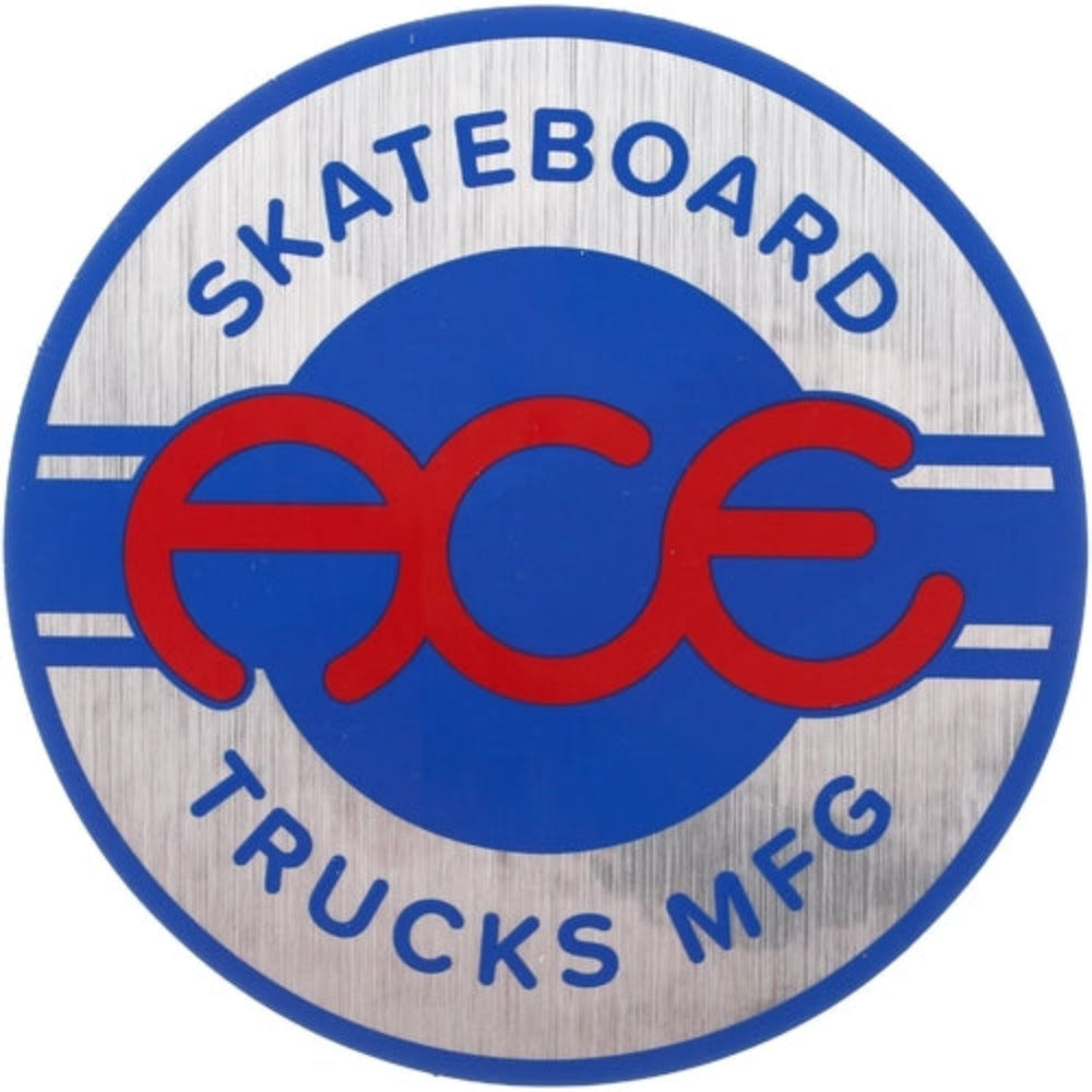 Ace Trucks 4-Pack Logo Stickers - Durable Vinyl Decals for Skateboards, Laptops & Water Bottles - Perfect for DIY Customization & Personal Style