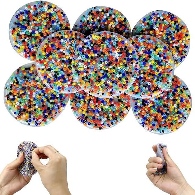 Anti Skin Picking Fidget Toys for Adults - Sensory Stress Relief Toys for Dermatillomania & Trichotillomania - Silent Anxiety Relief Gadgets for Office, Travel & Home Use (10x10cm, 1pc)