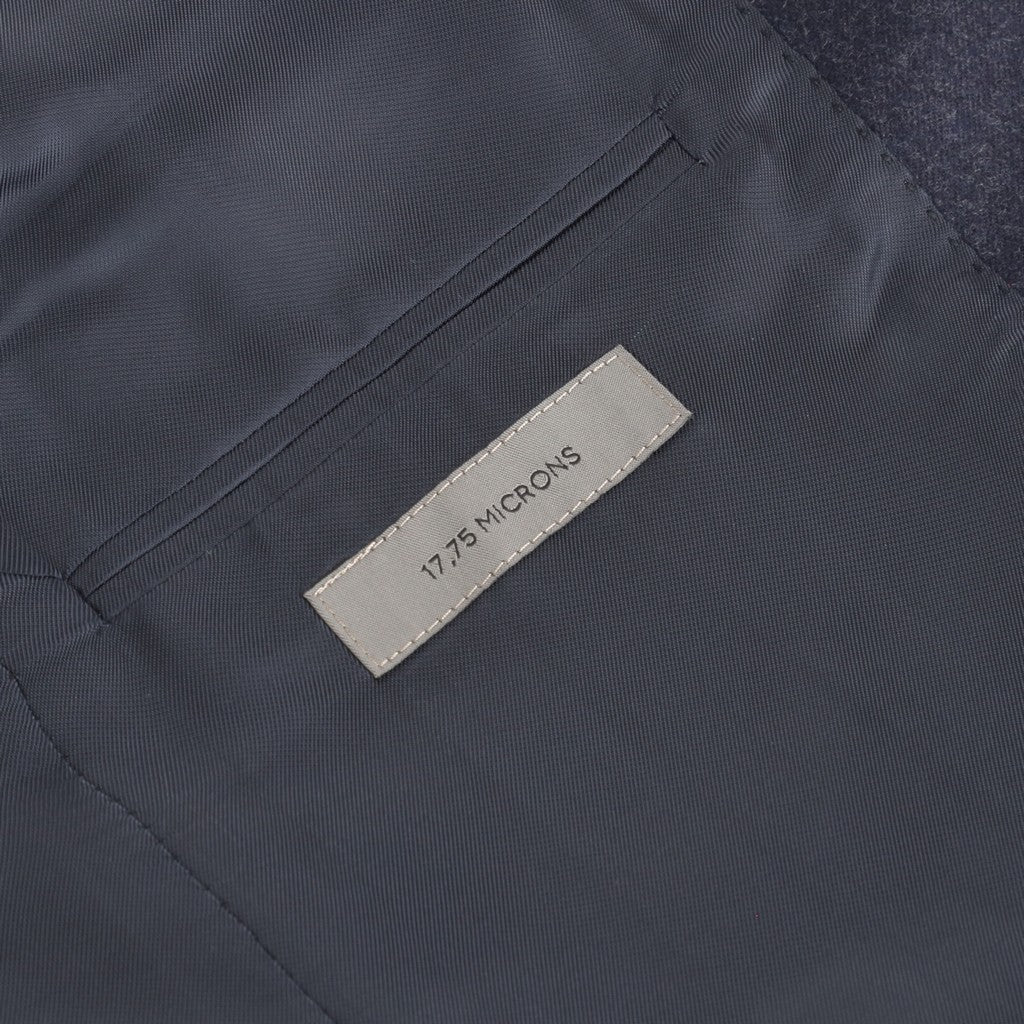 Corneliani Flannel Leader Suit - Mid Blue Regular Fit | Premium Men's Business Attire for Office & Formal Events
