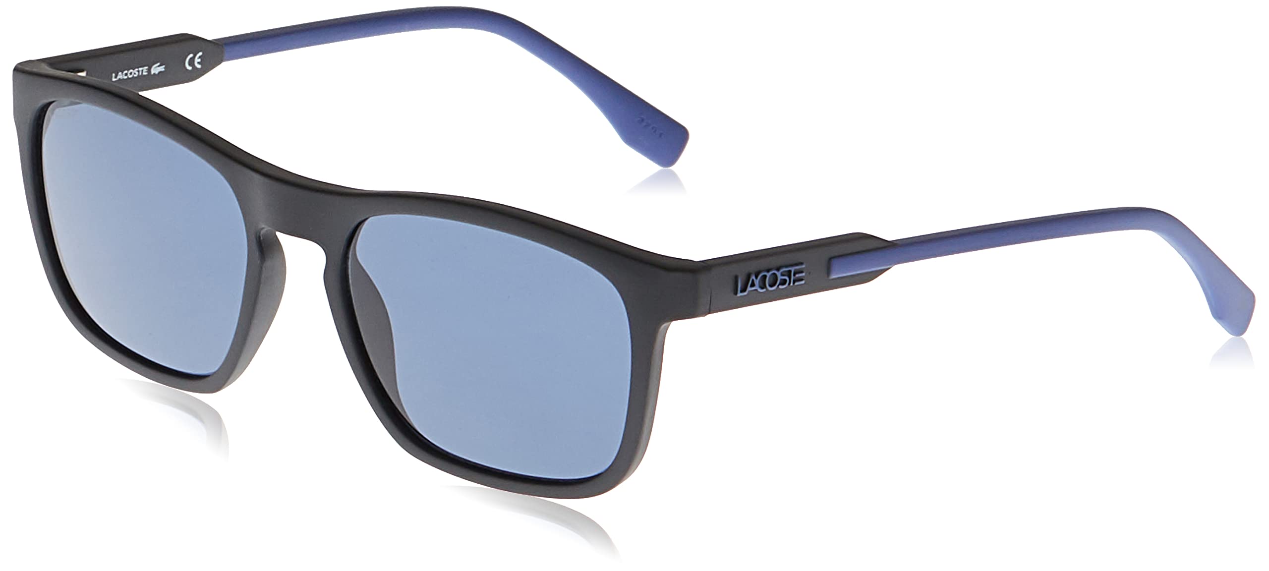 Lacoste Men's L604snd Rectangular Polarized Sunglasses UV Protection - Classic Aviator Style for Driving, Beach & Outdoor Activities