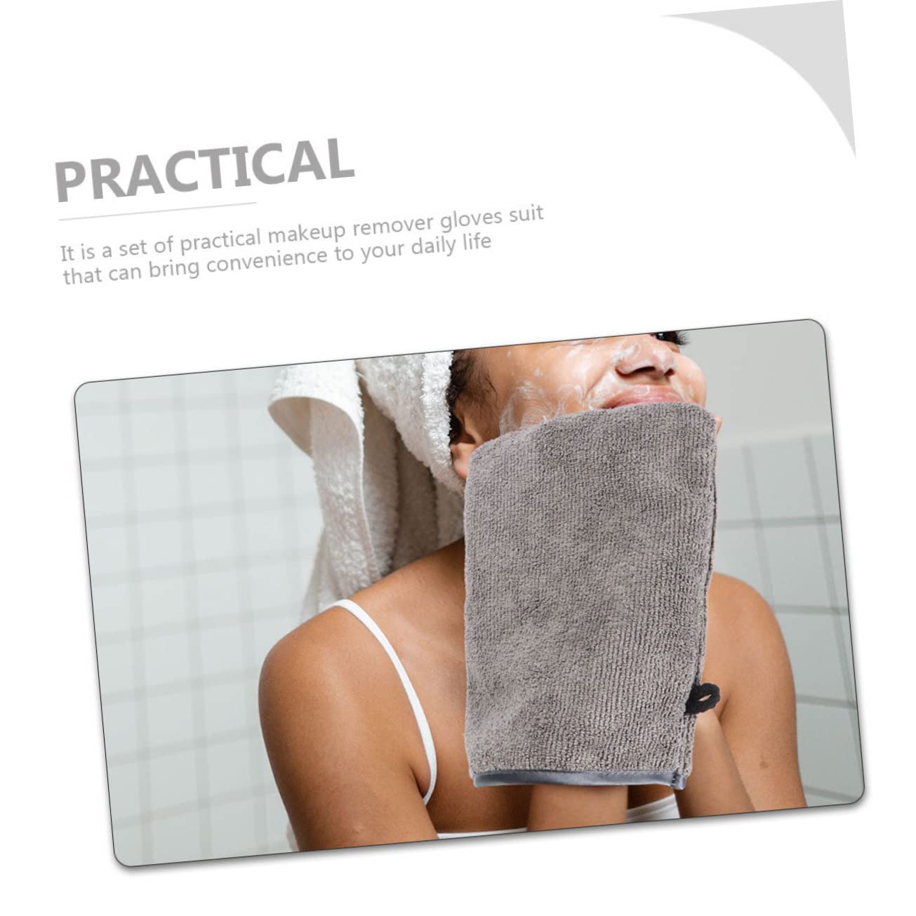 Soft Face Mitts for Makeup Removal & Facial Cleansing | Gentle Exfoliating Gloves for Skincare Routine | Perfect for Spa, Travel & Daily Use