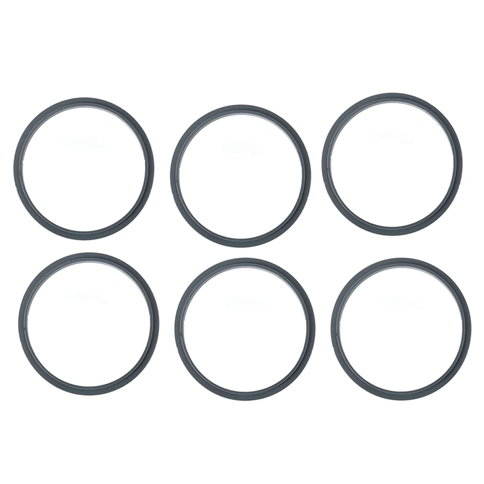 6 Pack Blender Gasket Replacement with Rubber O-Ring for 900W & 600W Series - Compatible with NB-101B, NB-101S, NB-201 Blade Blenders - Perfect for Smoothie Making & Food Processing