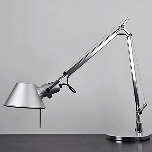 Ksovv Adjustable LED Desk Lamp with Swing Arm - Foldable Architect Lamp for Office, Study, Bedroom & Nightstand - Clip-On Table Light for Reading, Working & Crafting