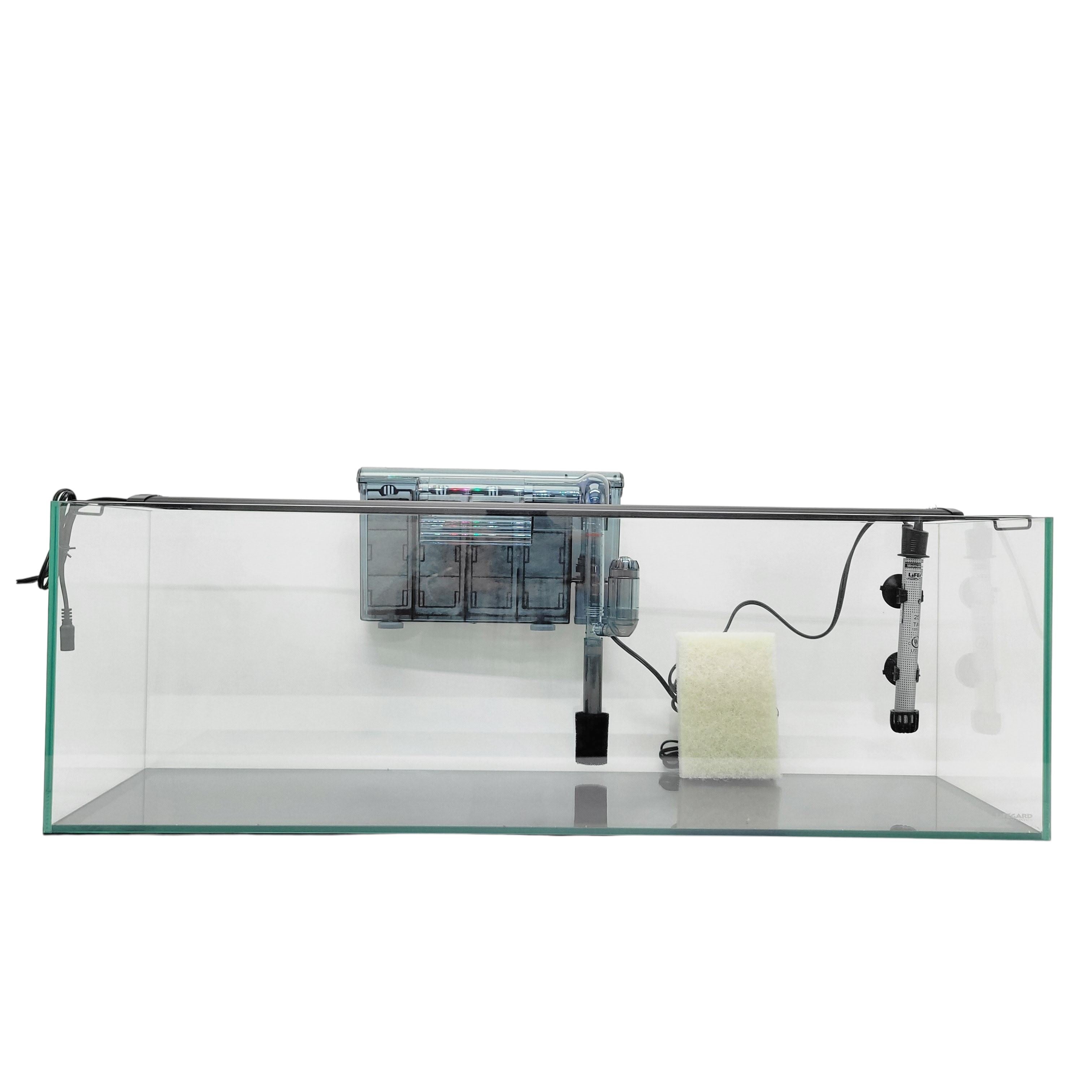Lifegard Aquatics 22 Gallon Bookshelf Aquarium Kit - Complete Fish Tank Setup for Home & Office Decor | Perfect for Small Spaces & Nano Fish