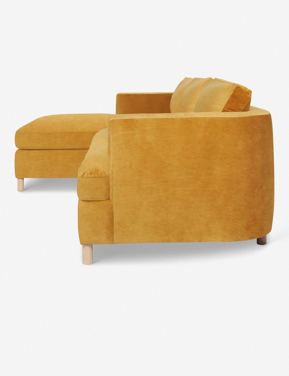 Belton Sectional Sofa by Ginny Macdonald - Modern L-Shaped Couch for Living Room, Family Room & Lounge | Comfortable Fabric Upholstery