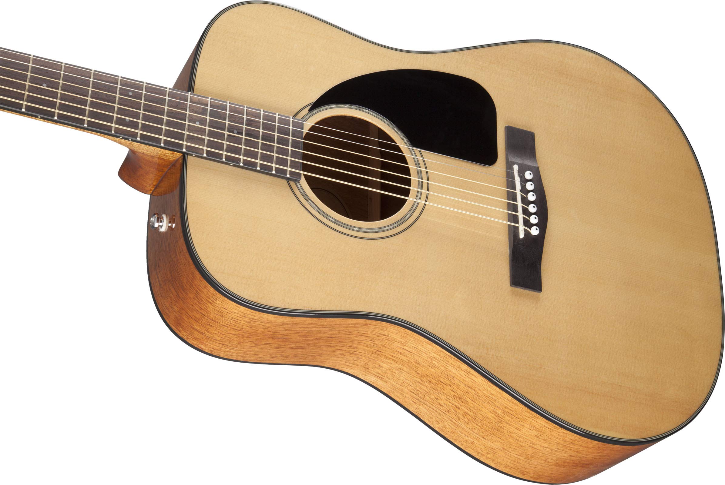 Fender CD-60 Dreadnought Acoustic Guitar Natural Bundle - Includes Gig Bag, Tuner, Strap, Strings, Picks & Instructional Book/DVD | Perfect for Beginners, Campfire Jams & Home Practice