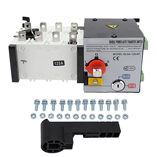 Automatic Transfer Switch 160A 400V - Generator Transfer Switch with Load Isolation for Home & Commercial Backup Power - Perfect for Power Outages & Emergency Use