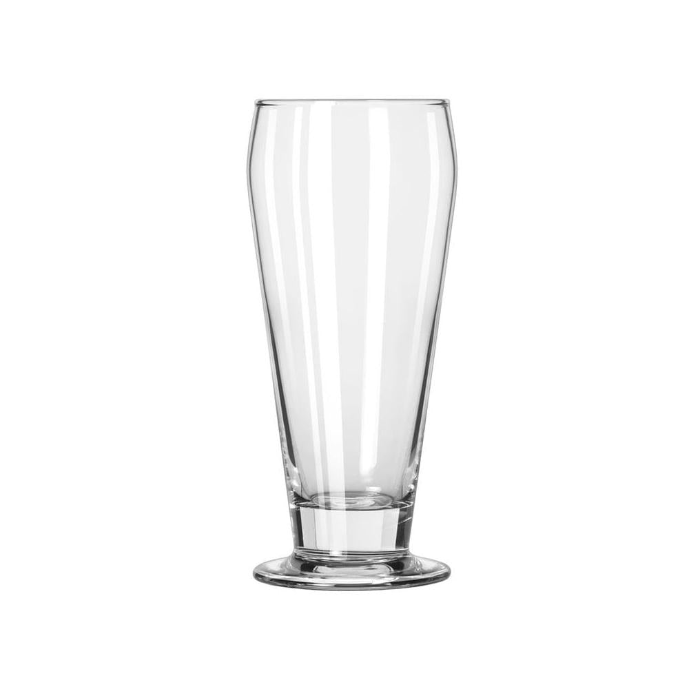 Libbey 12 Oz Footed Pilsner Beer Glasses - Set of 36 Bulk Case - Perfect for Bars, Restaurants, and Home Entertaining
