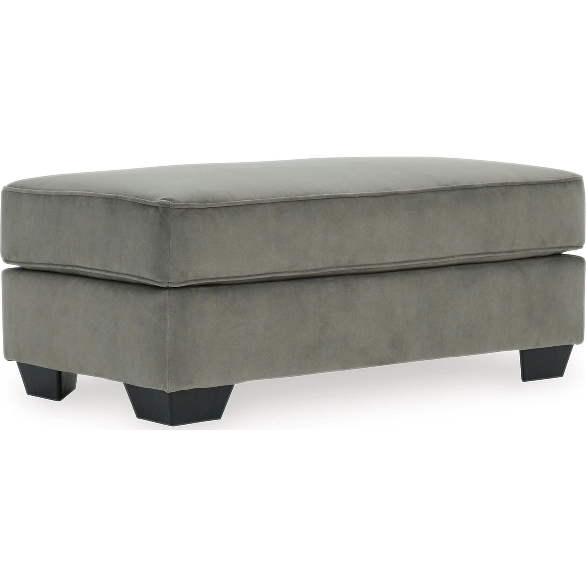 Angleton Ottoman in Sandstone - Stylish Footrest & Storage Bench for Living Room, Bedroom, or Office