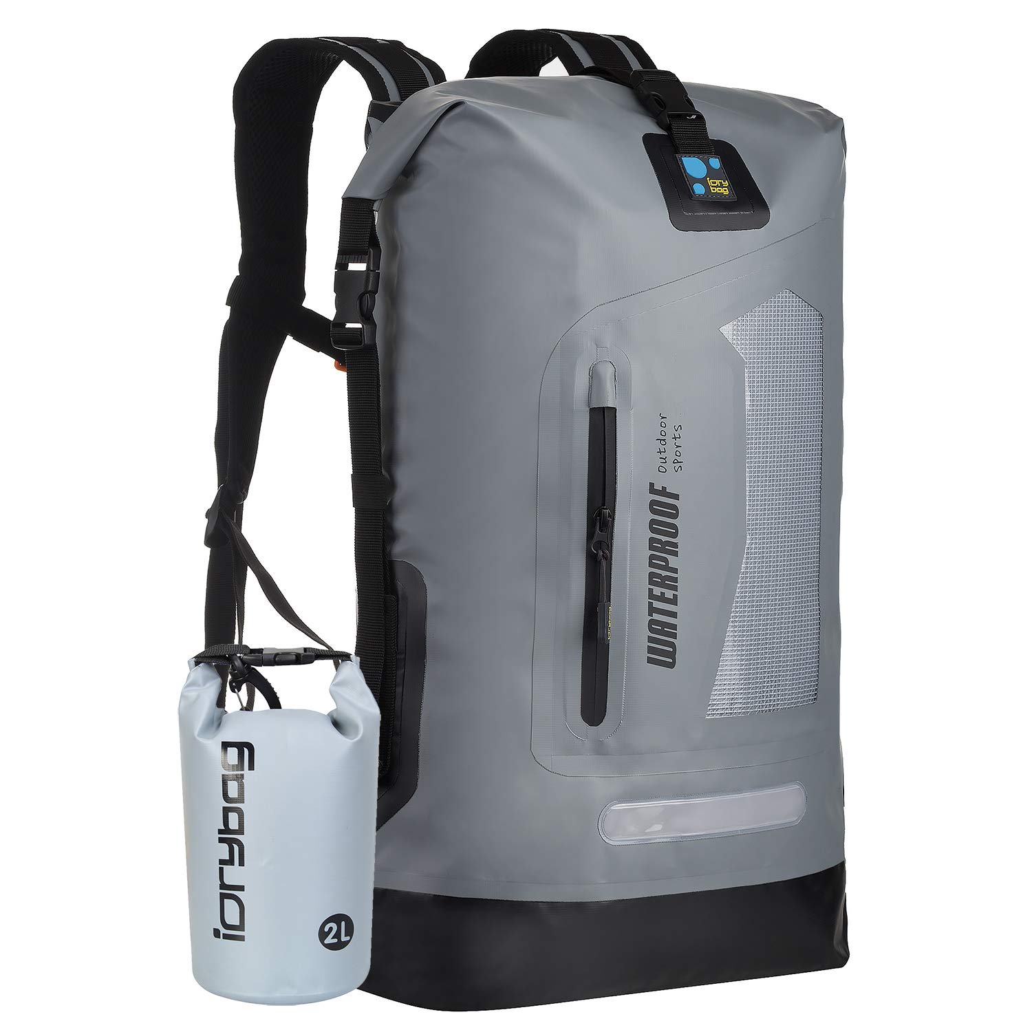 Waterproof Backpack Dry Bag 20L/30L/40L - Floating Waterproof Backpack for Men & Women - Kayak, Hiking, Camping, Beach & Water Sports Dry Sack