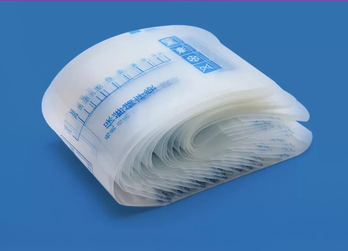 Shopurb 30Pcs 250ml Clear Breast Milk Storage Bags - BPA Free, Leak Proof Freezer Bags for Breastfeeding Moms - Perfect for Pumping, Storing & Organizing Breast Milk at Home or Travel