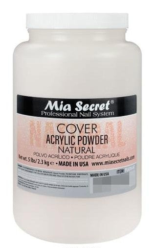 MIA SECRET COVER Natural Acrylic Powder for Nails - Professional Nail Extension & Manicure Kit - Perfect for Salon, Home Use & DIY Nail Art