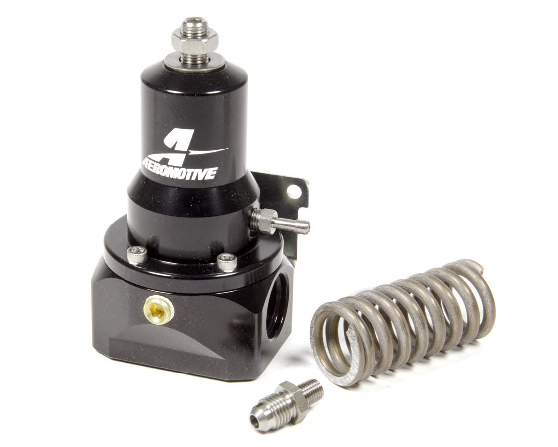 Aeromotive 13132 EFI Fuel Pressure Regulator - Adjustable 30-120 PSI, 0.500