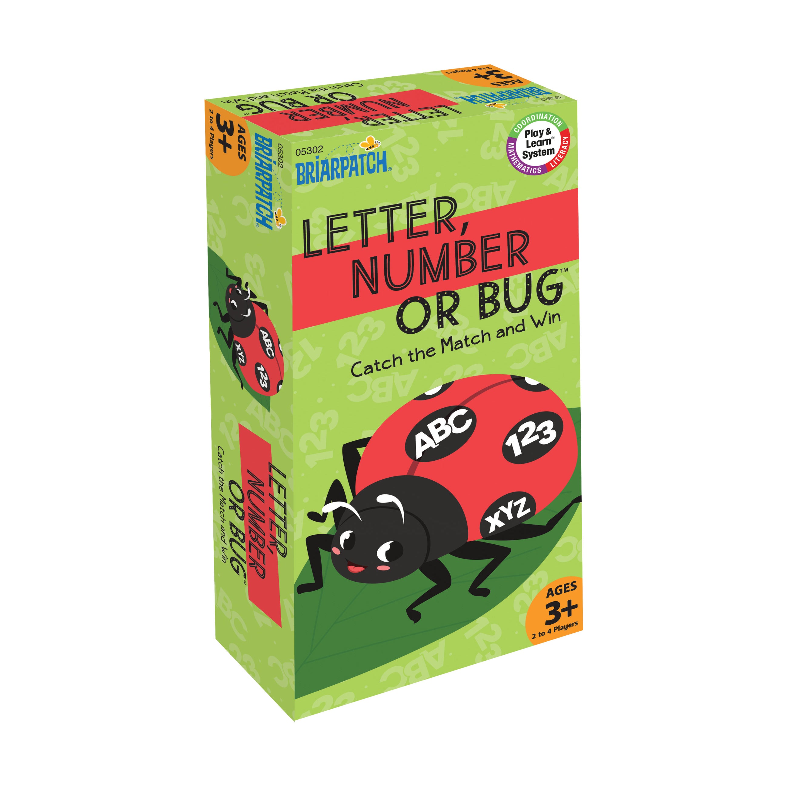 Briarpatch Preschool Matching Game - Learn Letters, Numbers & Bugs - Fun Educational Toy for Toddlers & Kids - Perfect for Classroom & Home Learning Activities