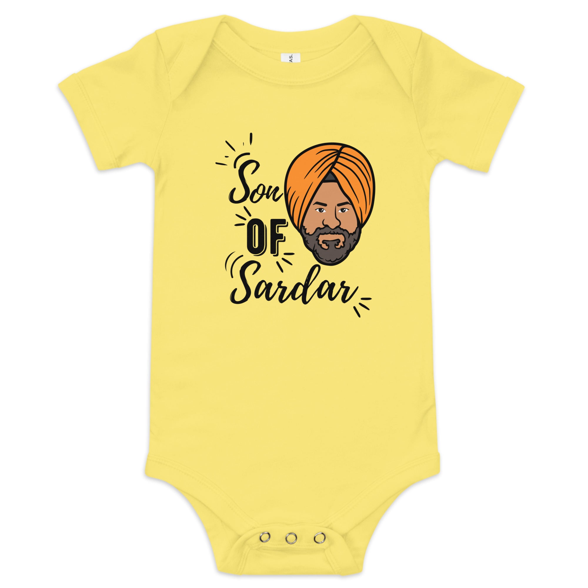 Son Of Sardar Baby Onesies - Cute & Comfortable Cotton Bodysuits for Newborns & Infants - Perfect for Playtime, Daycare & Family Outings