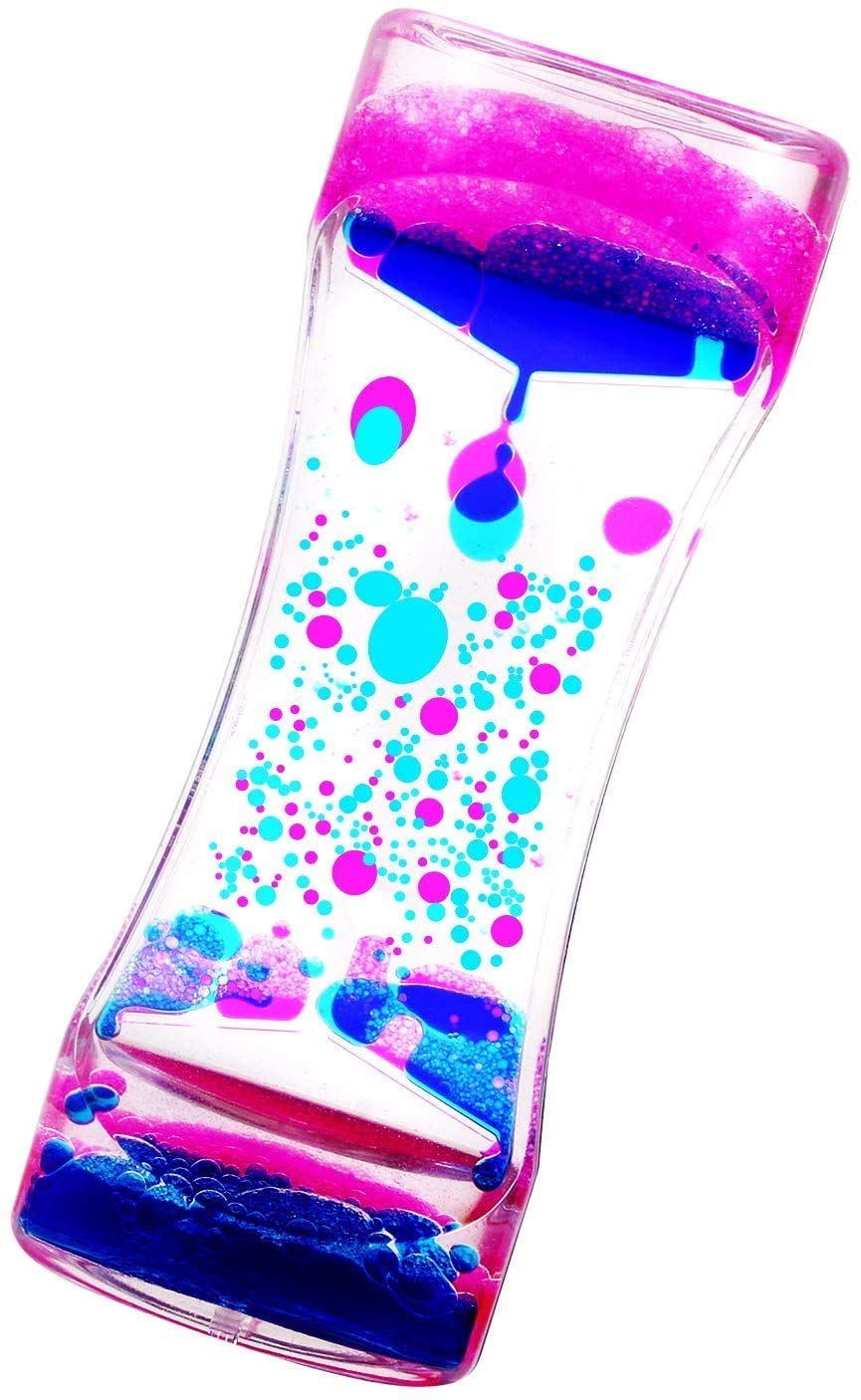 2 Minute Liquid Motion Bubbler Sensory Timer - Calming Bubble Toy for Kids with Autism, ADHD & Anxiety | Stress Relief Sensory Tool for Classrooms, Therapy & Home Use (Single Pack)