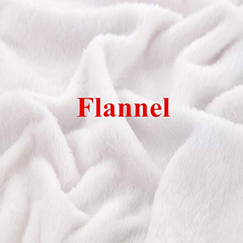 Yorkies Make Life Better - Ultra Soft Plush Flannel Blanket for Sofa, Couch, Bed, Travel & Office - Lightweight Cozy Throw Blanket 60'' x 50'' - Perfect for Snuggling, Lounging & Home Decor
