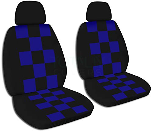 Black and Dark Blue Checkers